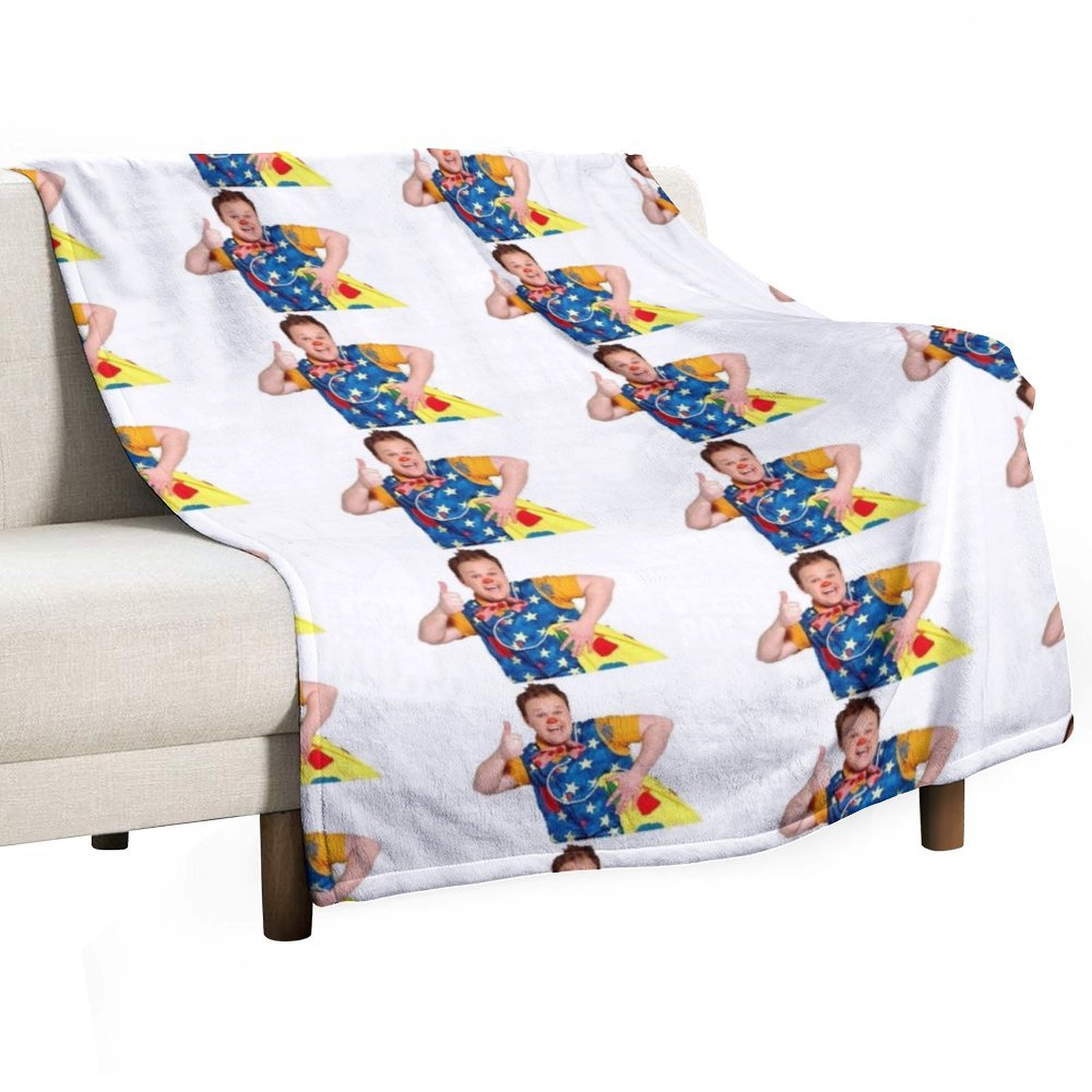 Christmas Throw Blanket - ミスター・タンブル・スローブランケット あったかホームブランケット クリスマスホリデー用ギフト