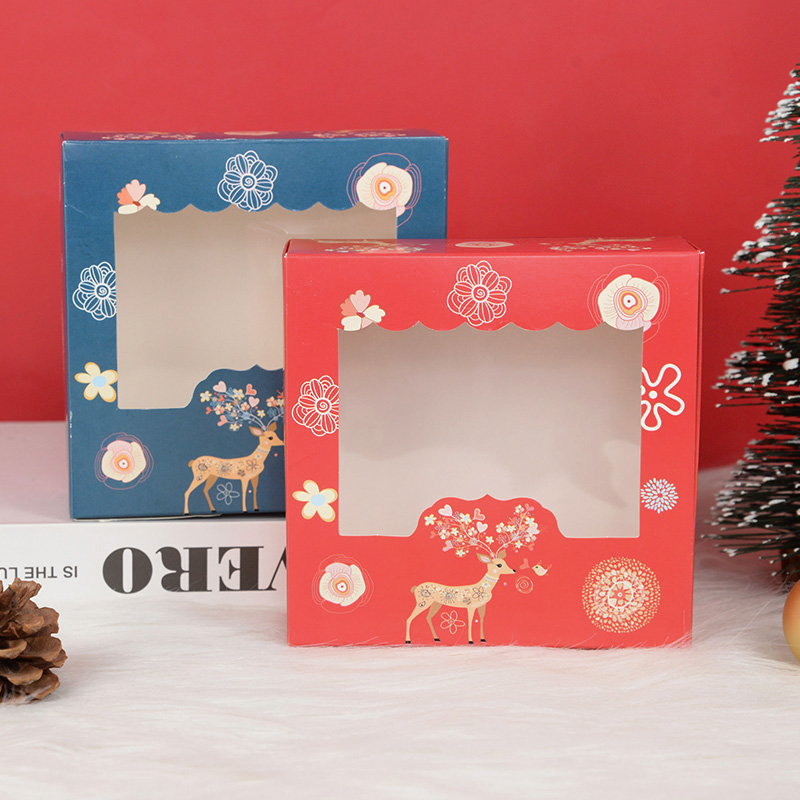 窓付きクリスマスクッキーボックス,キャンディーボックス,チョ - Advent Calendar Gift のレビューと価格