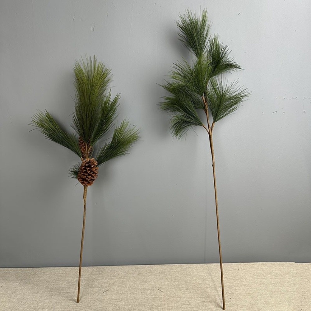 リアルな人工松の枝と松ぼっくり、中国風のフェイク松の植物、プ - Christmas Tree Artificial のレビューと価格