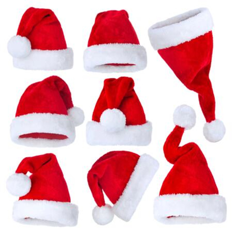 クリスマスシリーズぬいぐるみ帽子、サンタクロースの赤い帽子、 - Santa Hat Plush のレビューと価格