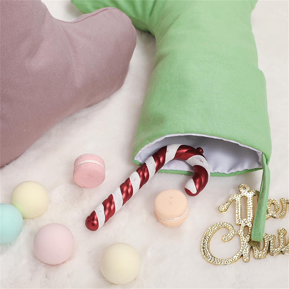 家の装飾のためのクリスマリネンストッキング、天然のプレーンソ - Christmas Stocking Hanging のレビューと価格