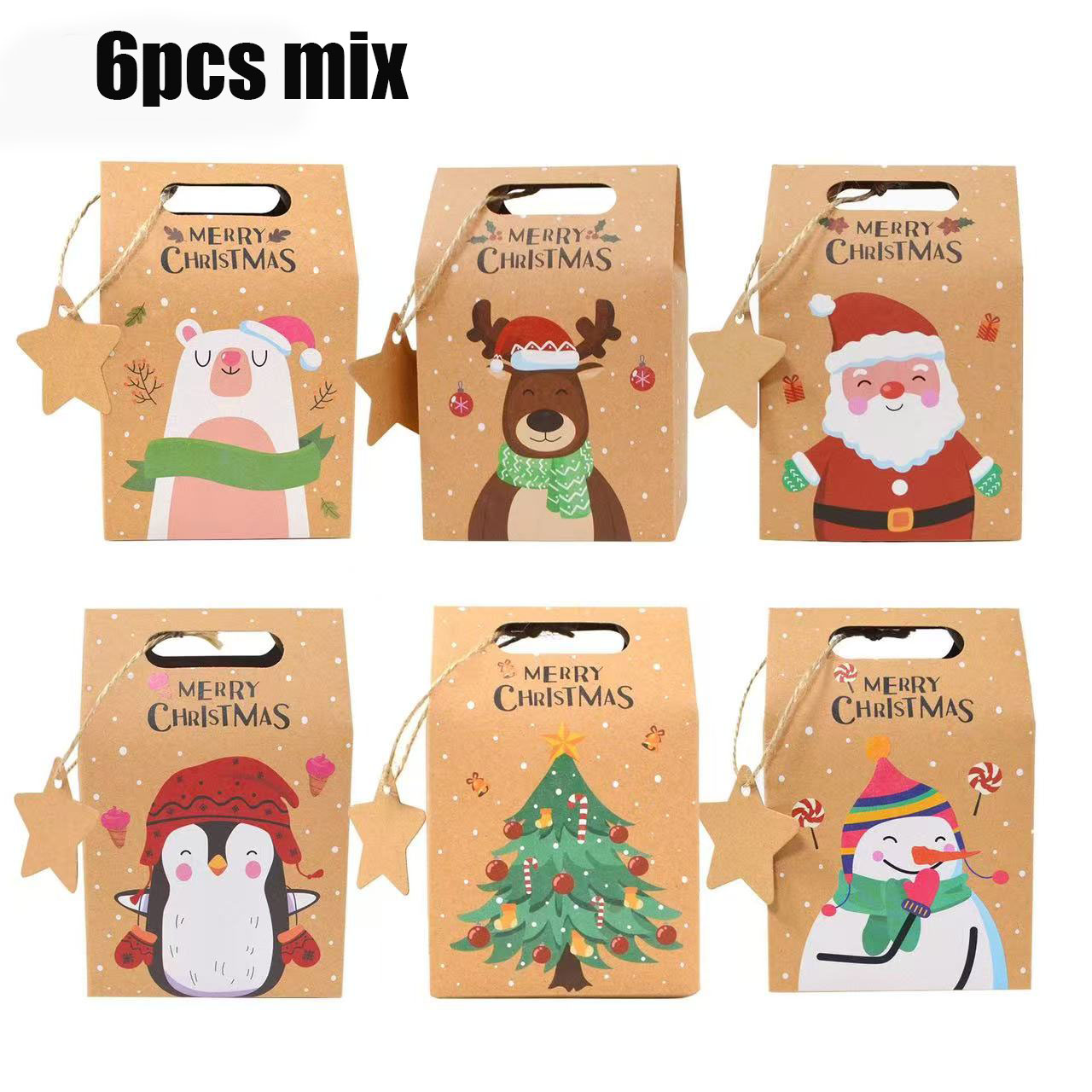 クリスマス用クッキーバッグ、キャンディボックス、ギフトボック - Advent Calendar Gift のレビューと価格