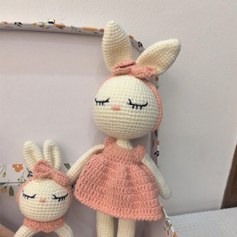 赤ちゃんのぬいぐるみ,ウサギのぬいぐるみ,カワイイ,かぎ針編 - Gift Box Wrap Set のレビューと価格