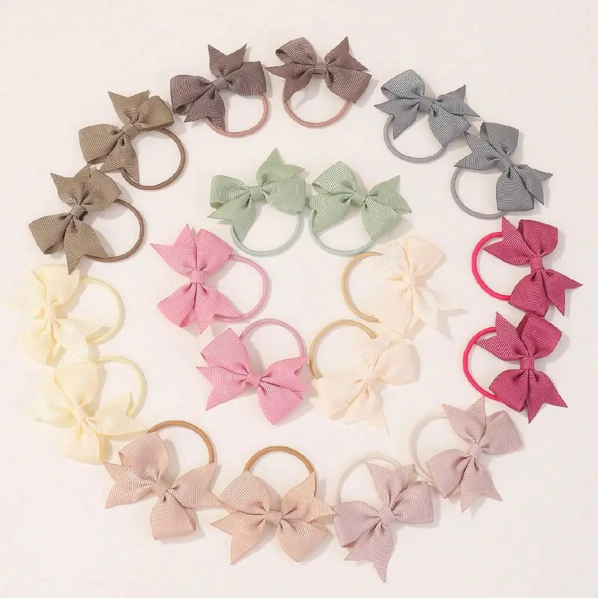 20 ピース/セット 2.1 インチ素敵なちょう結びヘアバン - Ribbon Bow Gift のレビューと価格
