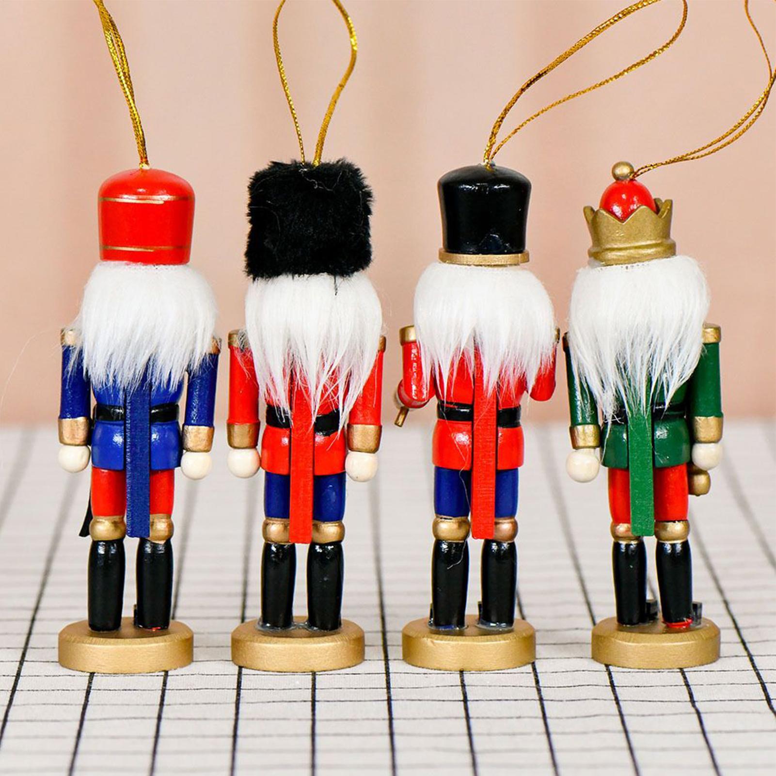 くるみ割り人形クリスマスオーナメント木製くるみ割り人形兵士4 - Nutcracker Figurine のレビューと価格