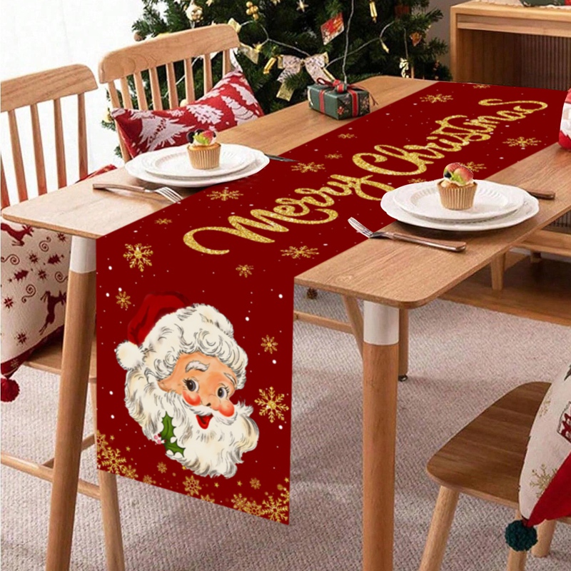 クリスマステーブルランナー メリークリスマスデコレーション  - Christmas Table Runner のレビューと価格