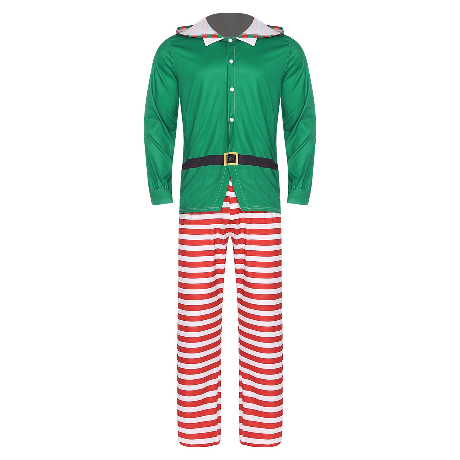 メンズ クリスマス エルフ パジャマ パーティー コスプレ  - Elf Costume Christmas のレビューと価格
