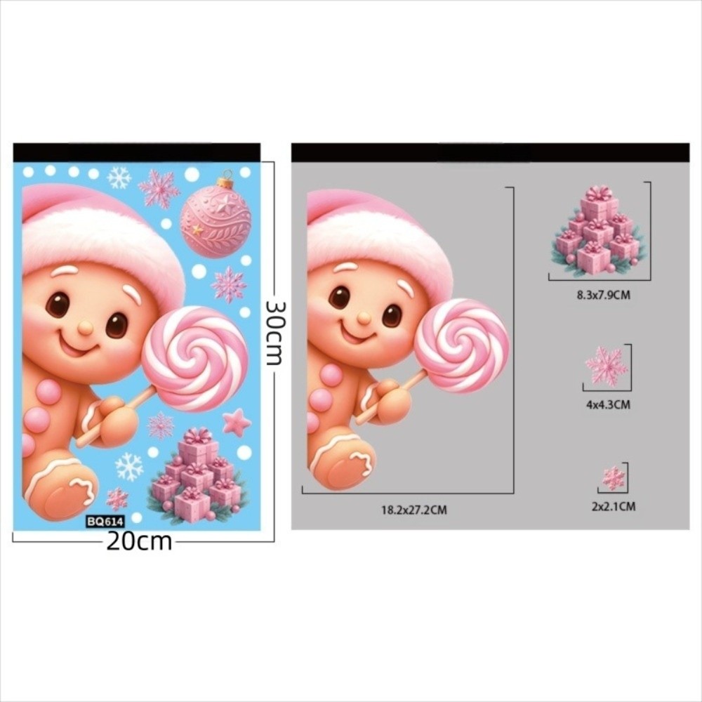 取り外し可能な PVC ウィンドウステッカー スノーフレーク - Snowflake Window Decal のレビューと価格