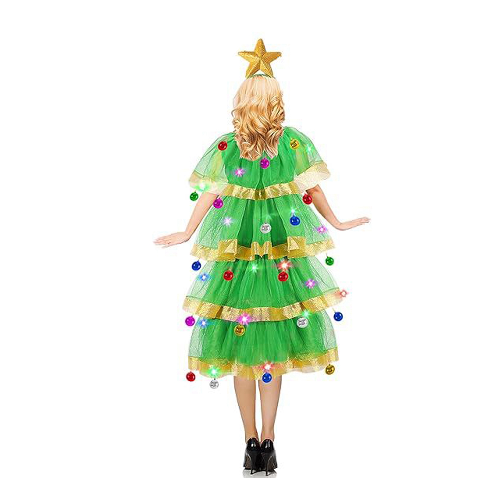 クリスマスレディ クリスマスツリーパーティー パフォーマンス - Elf Costume Christmas のレビューと価格