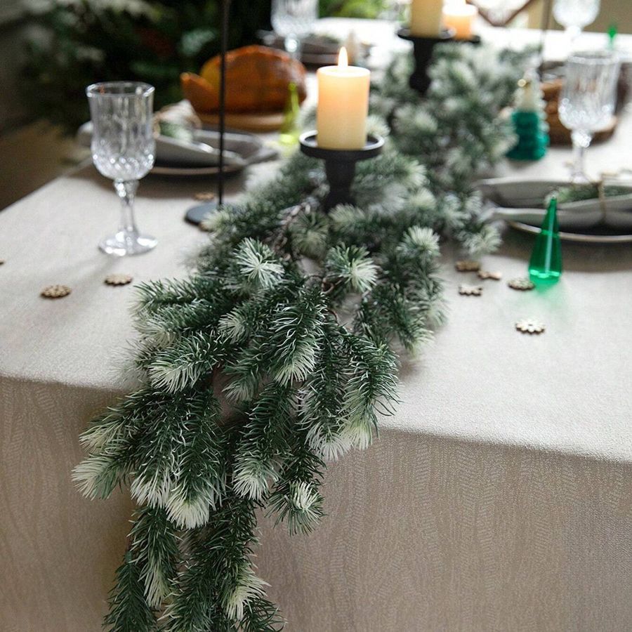 人工グリーン植物ラタンクリスマスツリーガーランドリース、室内 - Christmas Tree Artificial のレビューと価格