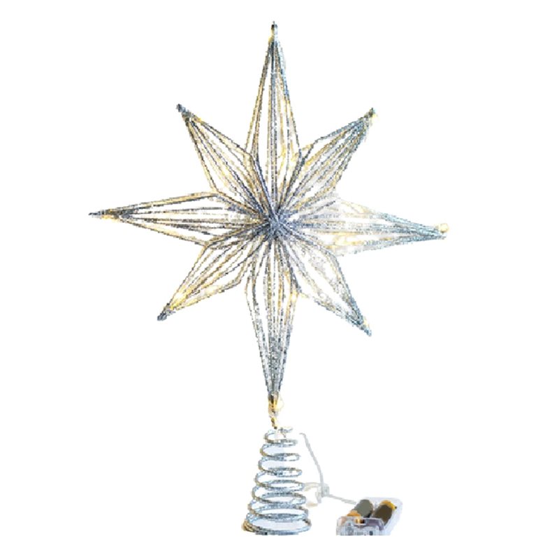 ABXF-2X クリスマスツリートッパー スター LED ラ - Star Tree Topper のレビューと価格