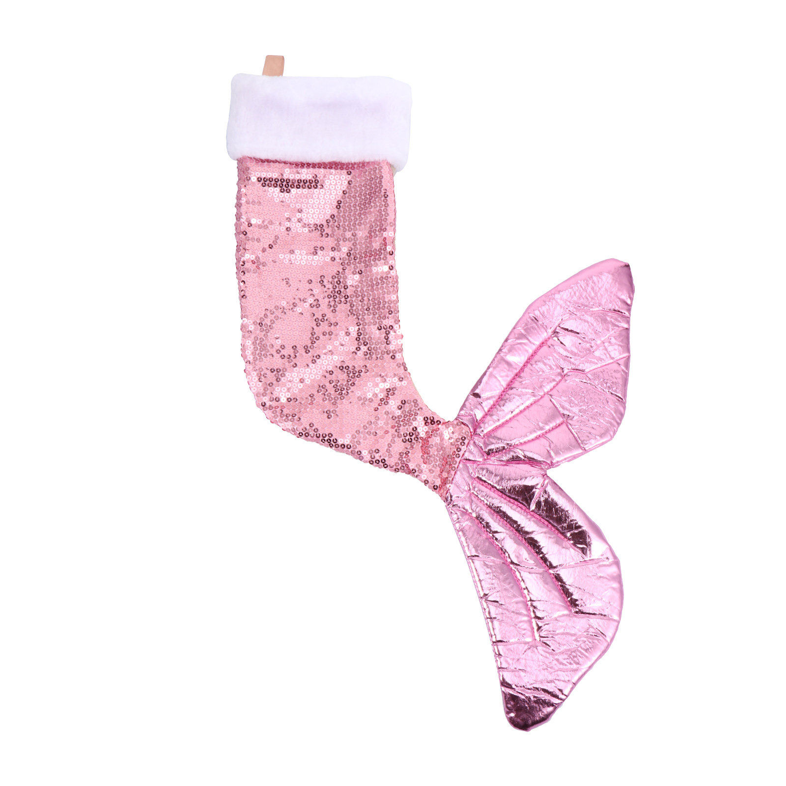 スパンコールマーメイドテールストッキングクリスマスデコレーシ - Christmas Stocking Hanging のレビューと価格
