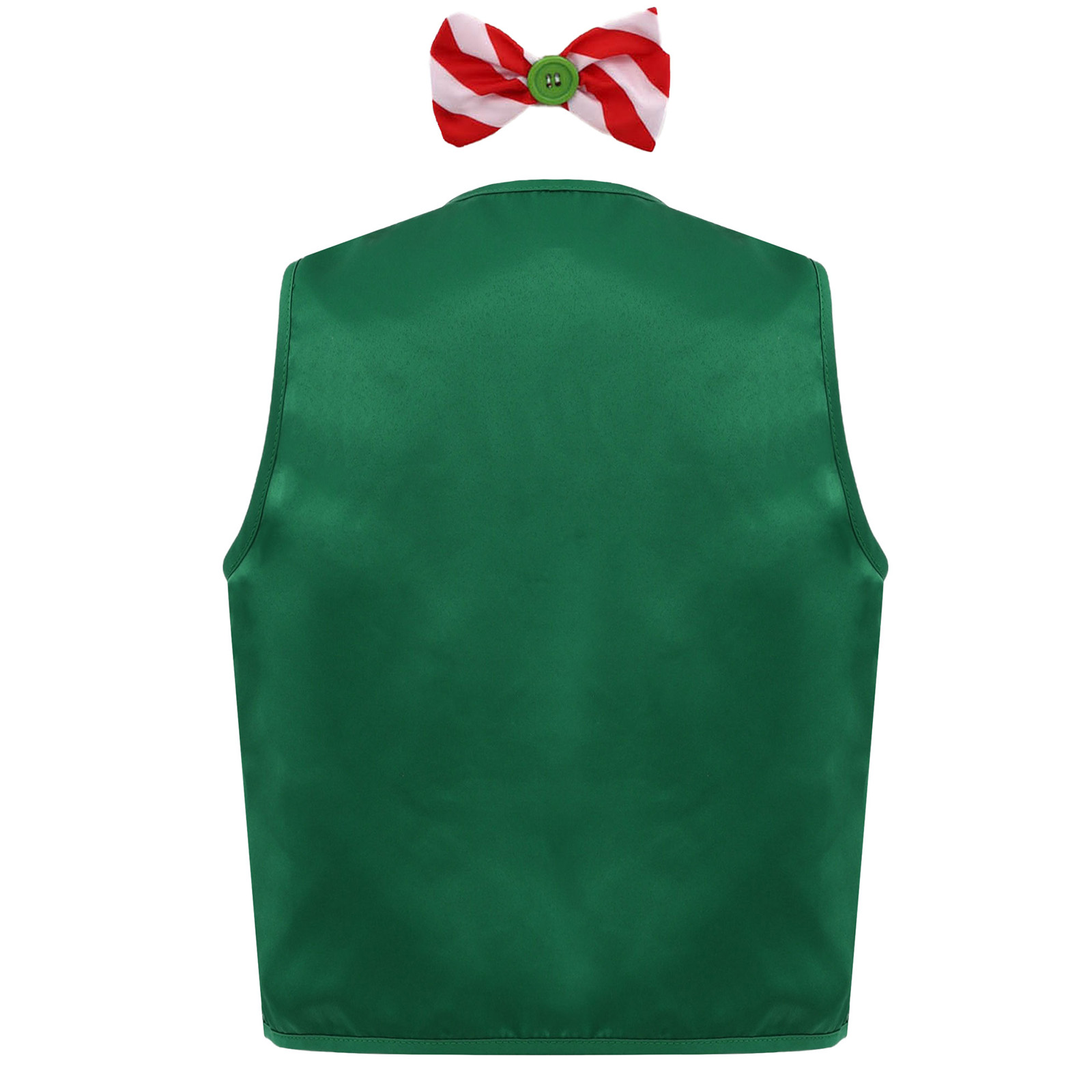 男の子 女の子 クリスマス シャイニー スパンコール ベスト - Elf Costume Christmas のレビューと価格