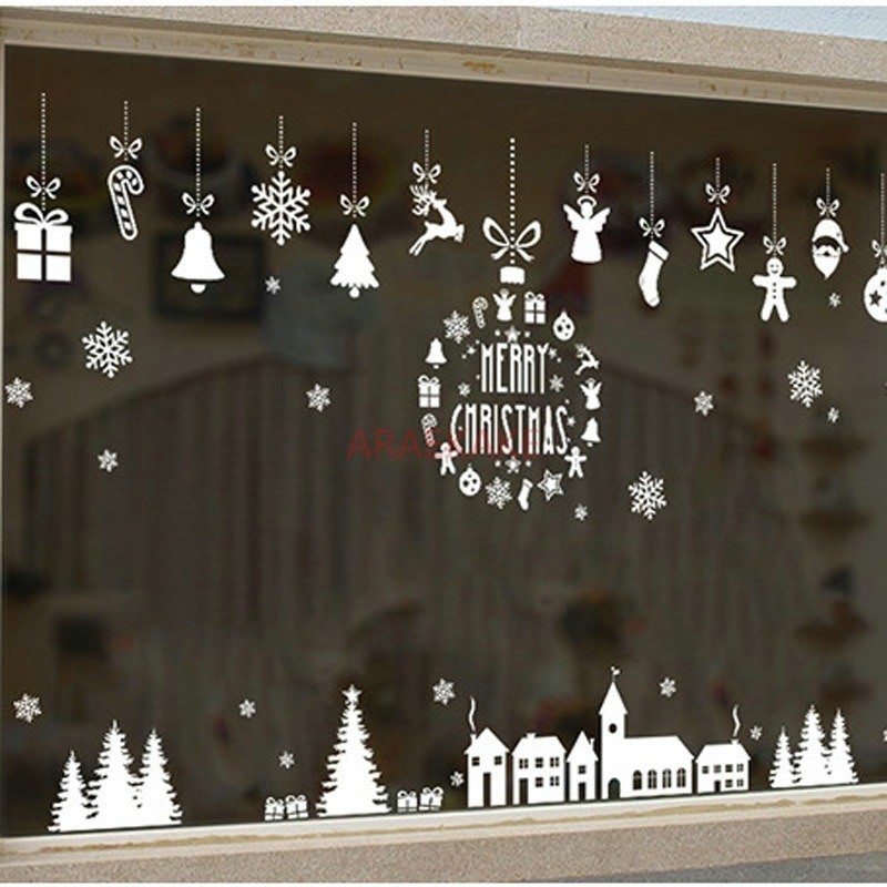 1枚入り クリスマスヴィレッジ ガラス窓用 ホワイトウォール - Snowflake Window Decal のレビューと価格