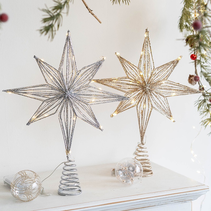 スターLEDクリスマスツリーオーナメントトッパー、ホームラン - Star Tree Topper のレビューと価格