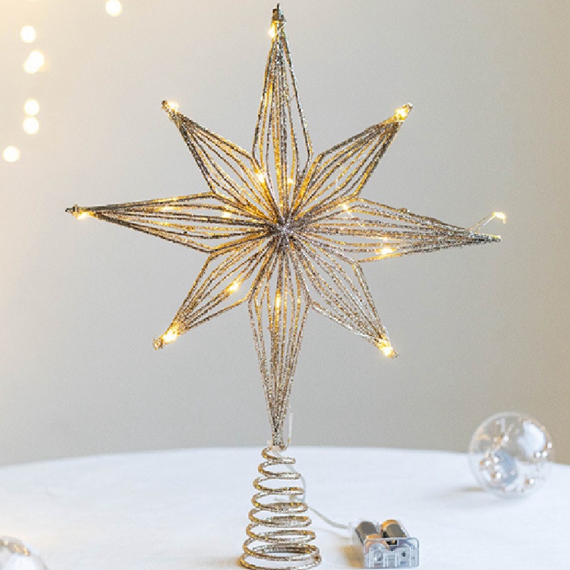 スターLEDクリスマスツリーオーナメントトッパー、ホームラン - Star Tree Topper のレビューと価格